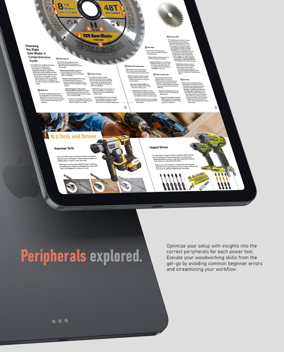 woodworking babysteps feature peripherals